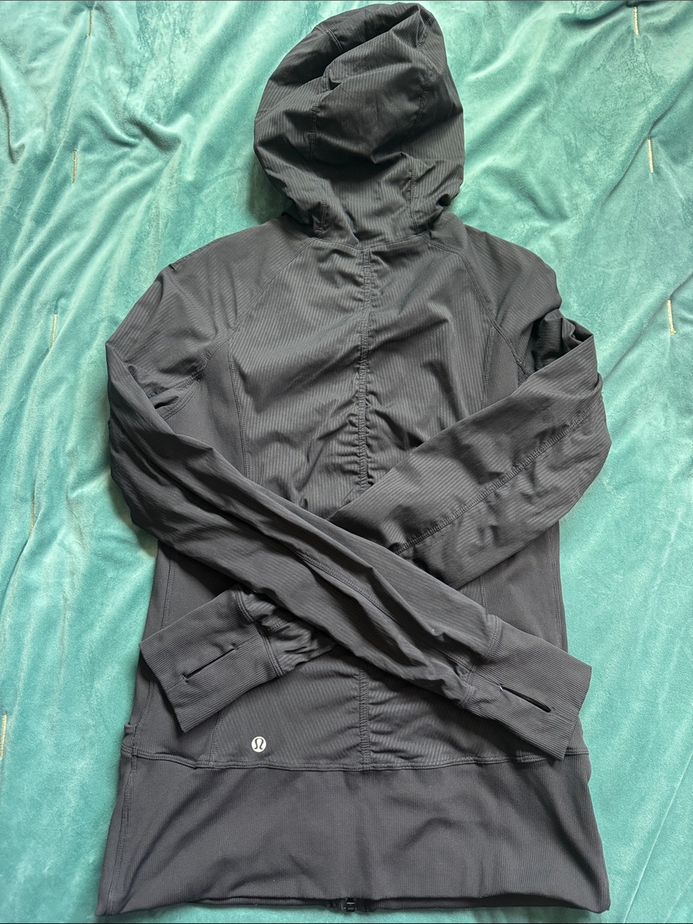 lululemon athletica Black Hooded Full-Zip Jacket - Picture 4 of 6